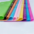 thumbnail image 2 of 2 Pcs Pastry Mat Extra Large Thick Silicone Baking Mat with Measurements Non Stick Non Pastry Rolling Mat - 50x40cm (Purple), 2 of 6