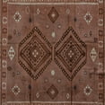 thumbnail image 1 of Ahgly Company Machine Washable Indoor Square Southwestern Turquoise Blue Country Area Rugs, 8' Square, 1 of 4