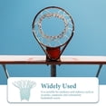 thumbnail image 2 of LEEYNEER Basketball Goal Net Replacement Outdoor Ring Baskets Basketballs Sky-blue, 2 of 6