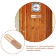 thumbnail image 5 of KAKOWELY Reserved Vacant Acrylic Privacy Sign Slider Door Indicator for Restaurant Conference,6.97"X1.97"X0.2", 5 of 5