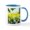 White/Blue Inside, variant on CafePress - Easter Eggs Mug - 11 oz Ceramic Mug - Novelty Coffee Tea Cup