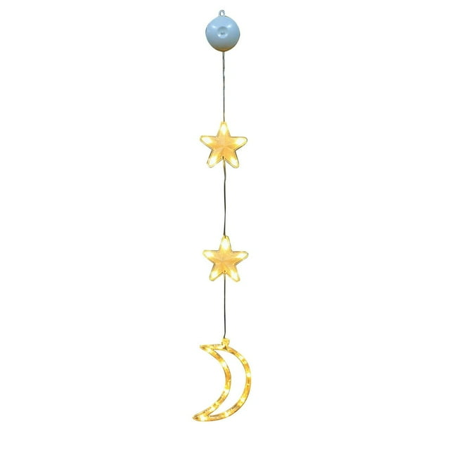 Christmas Window Lights Battery Operated Easy Installation LED Light with Suction Cups for Home Decor