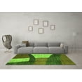 thumbnail image 3 of Ahgly Company Indoor Rectangle Abstract Green Modern Area Rugs, 8' x 12', 3 of 4