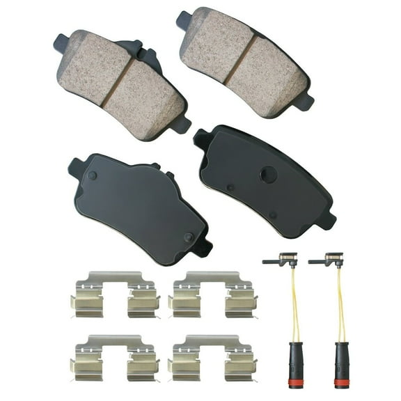 Disc Brake Pad Set Fits select: 2016-2018 MERCEDES-BENZ GLE, 2012-2015 MERCEDES-BENZ ML
