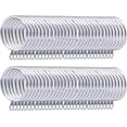 thumbnail image 1 of 60pcs Curtain Rings, Curtain Rings and Rods,（28mm Internal Diameter）, Silver, 1 of 5