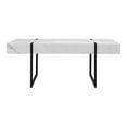 thumbnail image 3 of Meubles SEI Rangley Table de Cocktail en Faux Marbre en Noir-Blanc, 3 of 3