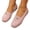 Pink, variant on Women's Orthopedic Leather Loafers Slip On Flats 2026 Casual Comfortable Walking Shoes with Barefoot Feel Anti-Slip Rubber Sole, PU Upper Pink 10 Wide