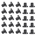 thumbnail image 1 of Uxcell 25 Pcs Tapón de Silicona en Forma de T, Diámetro 8 mm/0.31 Pulgadas, Tapón de Silicona Impermeable Reutilizable, Tapón de Sellado Sólido para Agujeros Redondos en Equipos de Tuberías, Negro, 1 of 7