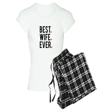 CafePress - Best Wife Ever Pajamas - Women's Light (Best Pajamas For Wife)