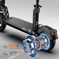 thumbnail image 3 of Electric Scooter for Adult Teens,1000W Motor, 31 Mph Top Speed Up to 34 Miles,Folding E Scooter with Seat,Max Load 264LBS, 3 of 14