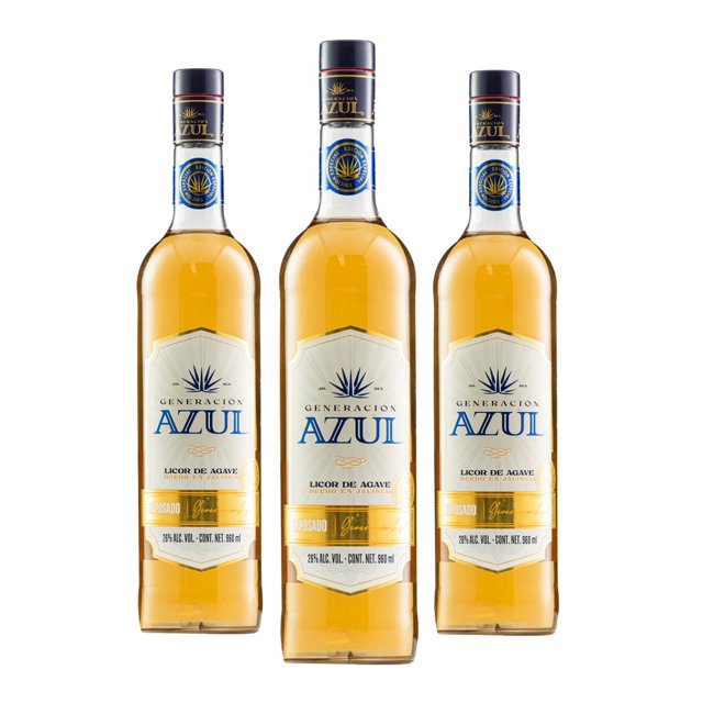 Tripack Licor de Agave Generación Azul Reposado 960 Ml