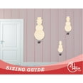 thumbnail image 3 of Bigger Better | Unfinished Wood Tall Snowman Shape |  DIY Craft Cutout 36" / 1/2", 3 of 3