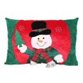 thumbnail image 1 of Cojín Holiday Time Rectangular con Diseño de Muñeco de Nieve 32 CM de alto Multicolor, 1 of 4