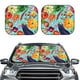 thumbnail image 2 of Fotbe Vegetable Juego de 2 Piezas de Parasoles para Parabrisas | Bloqueador Solar para Auto | Accesorios Plegables para Protección Solar Interior-Small, 2 of 6