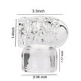 thumbnail image 2 of Clear Soft Silicone Magic Wand Attachment Massager Accessories Fit for 5-6cm Wand Head, 2 of 5