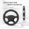 thumbnail image 4 of Lsque The Binding of Isaac Pattern Elastic Stretch Steering Wheel Cover,Universal 15 inch, Microfiber Breathable Ice Silk, Anti-Slip, Odorless, Easy Carry, 4 of 7