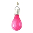 thumbnail image 1 of Trayknick Outdoor Colorful Solar Powered LED Light Bulb Party Garden Yard Hanging Lamp Rose Red, 1 of 13