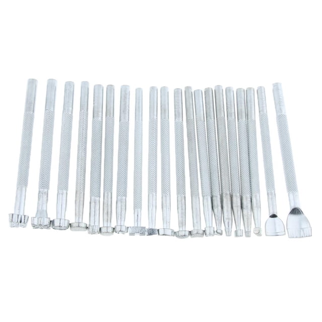 20 / Paquete de Herramientas de Fabricación de Sellos de Sil de Trabajo de material cuero, Conjunto de Artesanía en Cuero, Bricoje BLESIY Letreros de cuero hechos a mano