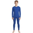 thumbnail image 2 of YunPes Boys Compression Set Long Sleeve Cool Dry Shirts & Stretchy Leggings Workout Gym Base Layer Athletic Clothing Set 2 Piece Outfits, 2 of 8