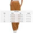 thumbnail image 3 of Women's Cotton Spandex Wide Leg Straight Jeans, High Waist Elastic Washed Denim, Soft Stretchy Comfort Fit, Casual Daily Wear Long Trousers for Women | UKHCCC,Brown L, 3 of 7