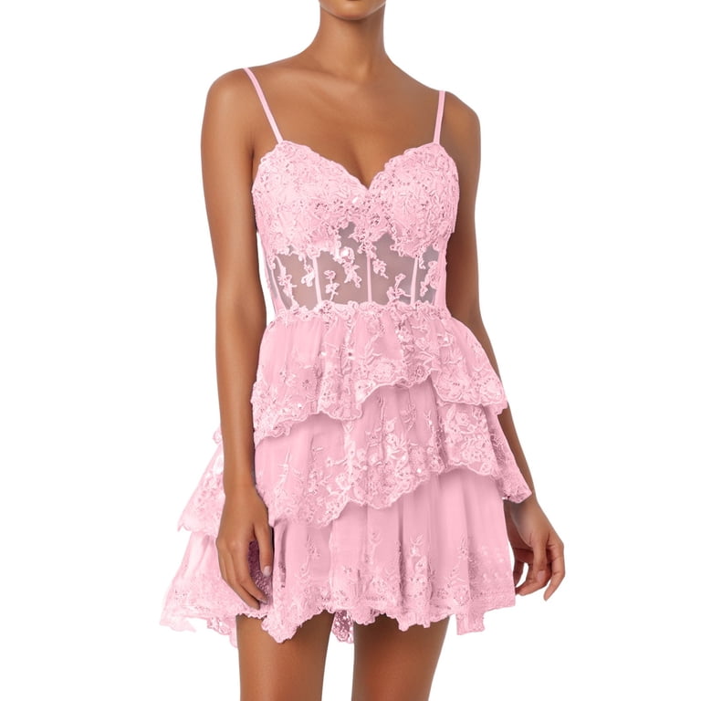 Aline Knee Length Dress Floral Embroidery Tulle Homecoming Dress 2025 -  Strapless Short Prom Dress With Built-in Bra, Puffy A-Line For Teens Tulle  Strapless Homecoming Dresses