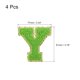 thumbnail image 2 of 4uds Chenille Letra Parches Termoadhesivos Letra Parches Verde Y Alfabeto Decorativo Reparación Bordados Parches para Ropa, Zapatos, Sombreros, Mochilas, 2 of 5