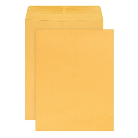 UPC: 0735854855352 | Office Depot Large Format Open-End Kraft Envelopes  10in. x 13in.  Brown  Pack Of 100  77681