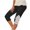 Black 1, variant on Women's Lace Trim Capri Leggings Stretch Ladies Crop Leggings Soft Workout Yoga Tights Pants for Summer,M,White