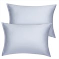 thumbnail image 2 of Unique Bargains 2 Pack Silky Satin Pillowcases, Lavender Grey, Queen 21"x31", 2 of 8