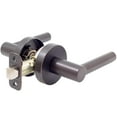 thumbnail image 3 of Zurich Door Lever with Round Rosette, Passage (Hall/Closet) Latch, Vintage Bronze by Stone Harbor Hardware, 3 of 4