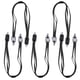 thumbnail image 2 of Bike Bungee Cord 3 in 1 Bike Luggage Straps Elastic Rope Binding Cords Black 60.00X3.50X3.00CM Securing Luggage 5Pack, 2 of 3