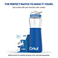 thumbnail image 6 of Cirkul Chill Sleeve & Comfort-Grip Lid for 22oz Bottle, Navy Blue, 6 of 6