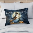 thumbnail image 4 of Happy Halloween Boxer Witch Pumpkins Bats Quilt Pillowcase Boxers Dog Lover Gifts Idea Throw Pillow Cover Bed Home Decor - 13012, 4 of 5