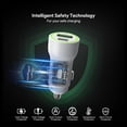 thumbnail image 4 of For Motorola Moto G6 Plus / G6 XT1925-6 20W Car Charger PD + 2.4A USB with 3ft A to C cable, 4 of 7