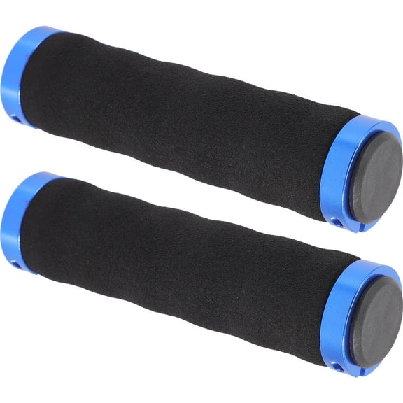 Raindrops 1 Pair Anti-slip Blue Bicycle Handlebar Grips for Mountain Biking