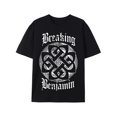 thumbnail image 1 of [Breaking Benjamin Tour Tee] Breaking Benjamin Funny Men's Short Sleeve Graphic T-shirt, 341011, Black, Fall Tour 2022 Collection, 1 of 5