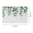 thumbnail image 3 of Green Bathroom Rug Green Bath Mat Leaf Bathroom Rug Leaf Bath Mat Tropical Bath Mat Tropical Bathroom Rugs 16" X 24", 3 of 8