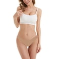 thumbnail image 2 of PEASKJP Culottes Taille Haute pour Femmes, String, Khaki TG, 2 of 3