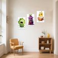 thumbnail image 4 of ZHONGYUTONG 3 Pieces Funny Kitchen Wall Art Picture Frame Whimsical Pickle Canvas Prints Food Posters Humorous Vegetable Fruit Painting Dining Room Decor (16.00" x 24.00" x 3PCS), 4 of 5