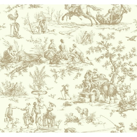 - Ashford Toiles Seasons Toile Wallpaper