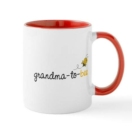 

CafePress - Grandma To Bee Mug - 11 oz Ceramic Mug - Novelty Coffee Tea Cup