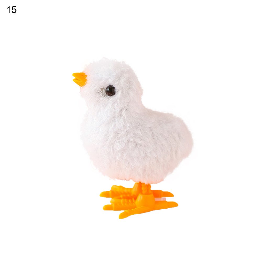 Jouet à Remonter Poulet Pâques - Peluche Moineau Sautillant - Enfant 3 Ans+, Encouragement à Ramper