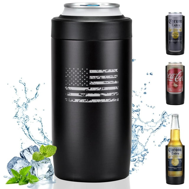 Enfriador Delgado para Lata Itslife 4 en 1 Aislado para Cerveza de 12 oz