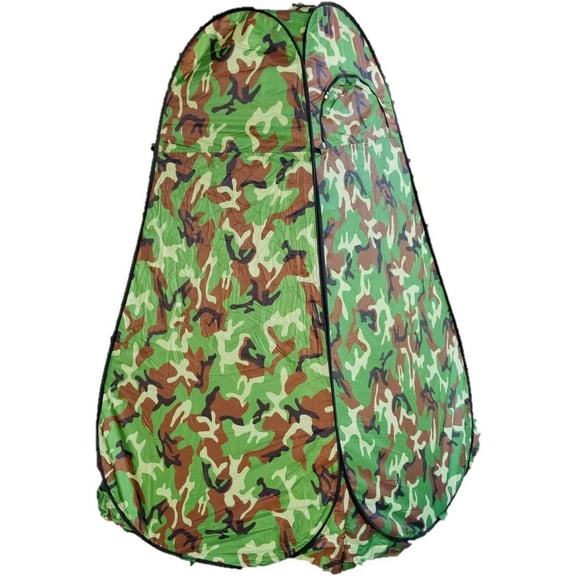 Camouflage Portable Camping Toilet Privacy Shower Changing Room up Tent (Camo)