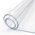thumbnail image 1 of Mantel de vidrio suave, mantel transparente de PVC de 1mm, cubierta de mesa Rectangular impermeable, almohadilla de cocina a prueba de aceite, 1 of 7