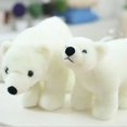 thumbnail image 3 of Peluche de oso Polar blanco, muñeco de peluche suave, 20cm, 25cm, 35cm, 45cm, 1 unidad, envío gratis, 3 of 4