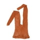 thumbnail image 3 of Pantimedias de rejilla de cintura alta para mujer para la danza latina (Color caramelo), 3 of 7