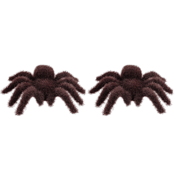 Araña Gigante Artificial Espeluznante para Fiesta Halloween (marrón Oscuro)