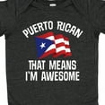 thumbnail image 4 of Inktastic Puerto Rican Awesome Boys or Girls Baby Bodysuit, 4 of 5