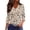 A1 Beige, variant on Women V Neck Half Sleeve T Shirts Summer Dressy Casual Elbow Length Fitted Basic Tee Tunic Tops Blouse Beige L